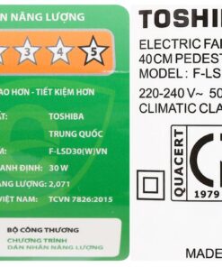 Quạt cây Toshiba F-LSD30(W)VN 11 Quạt cây Toshiba F-LSD30(W)VN - Ảnh 11