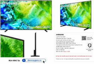 Smart Tivi Neo QLED Samsung AI 4K 75 inch QA75QN80HA