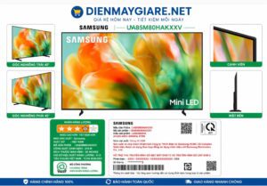 Smart Tivi Mini LED Samsung AI 4K 85 inch UA85M80HA