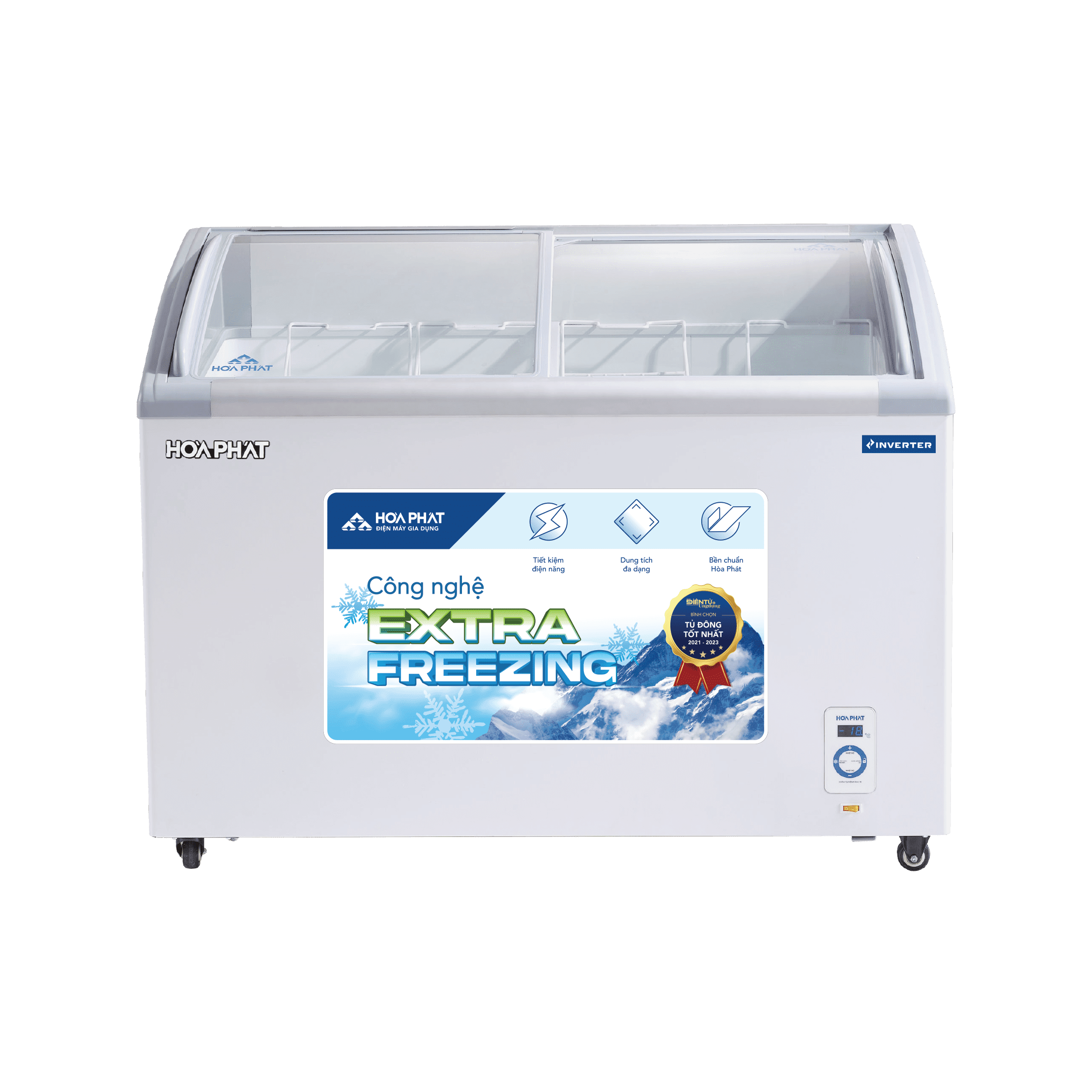 Tủ đông Hòa Phát HSF AD8451.C1 | 451L 1 ngăn 2 cánh inverter