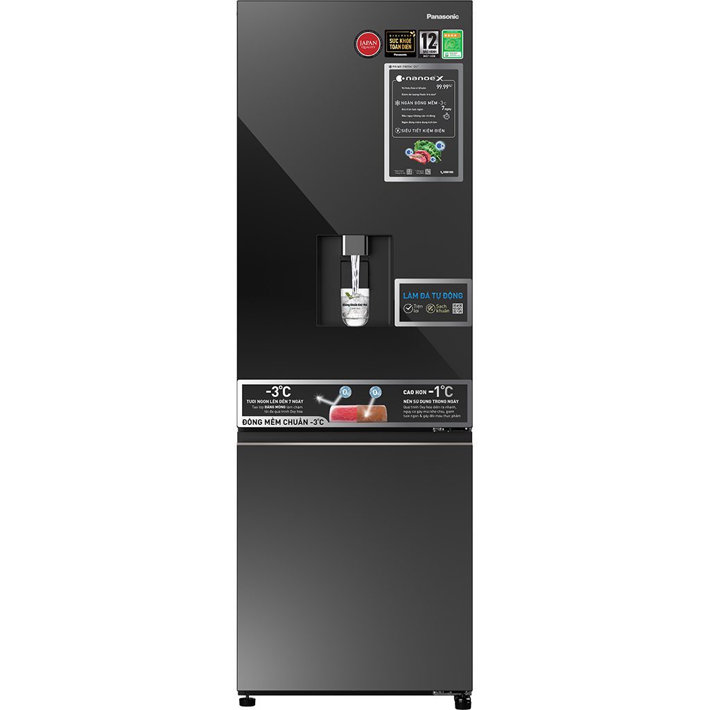Tủ lạnh Panasonic NR-BV361WGKV | 325L 2 cánh inverter 1 Tủ lạnh Panasonic NR-BV361WGKV | 325L 2 cánh inverter