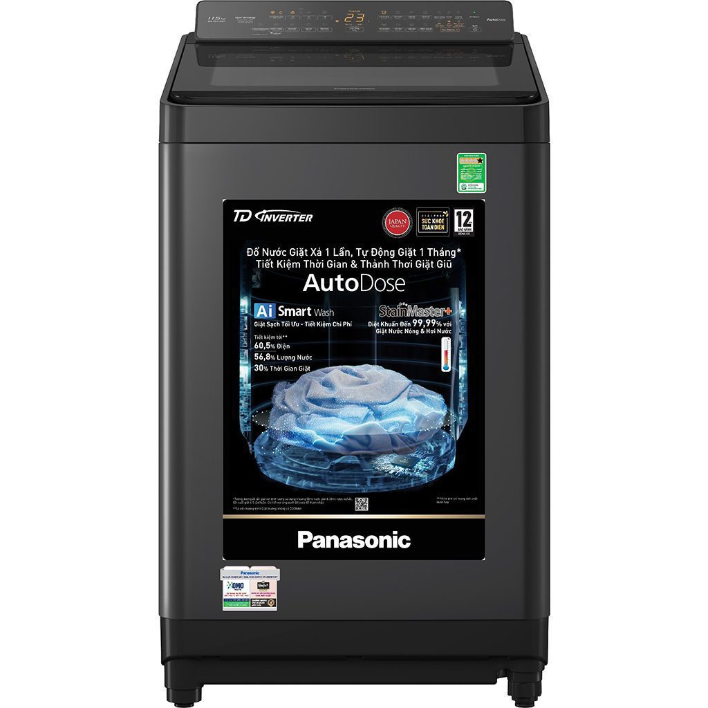Máy giặt Panasonic NA-FD115W3BV | 11.5kg cửa trên inverter 1 Máy giặt Panasonic NA-FD115W3BV | 11.5kg cửa trên inverter