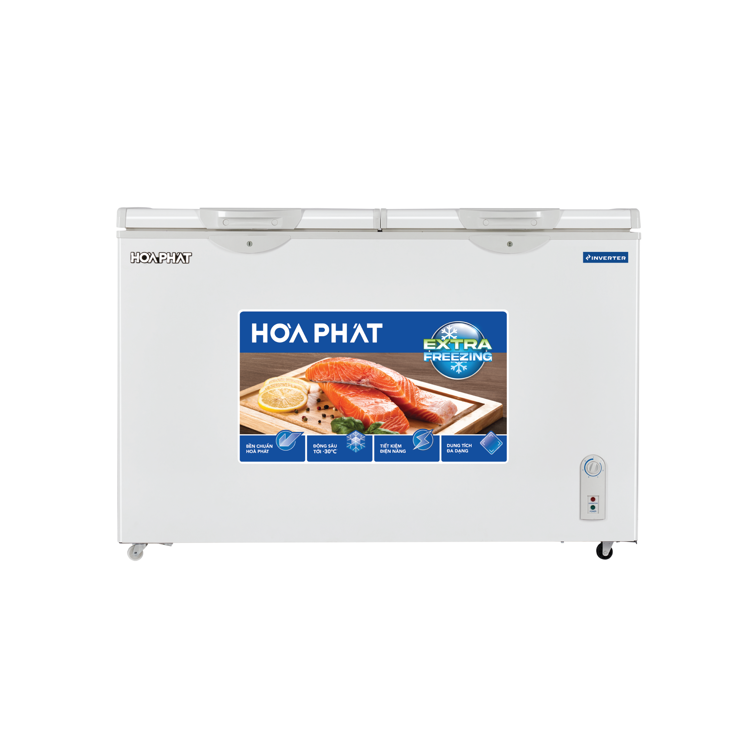 Tủ đông Hòa Phát HPF AD8352 | 352L 1 ngăn 2 cánh inverter