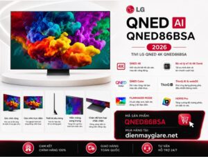 Smart Tivi LG QNED AI 4K 86 inch 86QNED86BSA