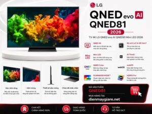 Smart Tivi LG QNED AI 4K 65 inch 65QNED81BSA