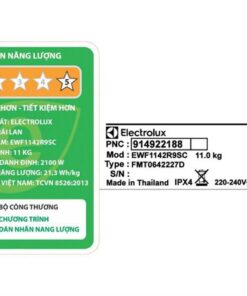 Máy giặt Electrolux EWF1142R9SC | 11kg cửa ngang inverter 8 Máy giặt Electrolux EWF1142R9SC - hình số 8