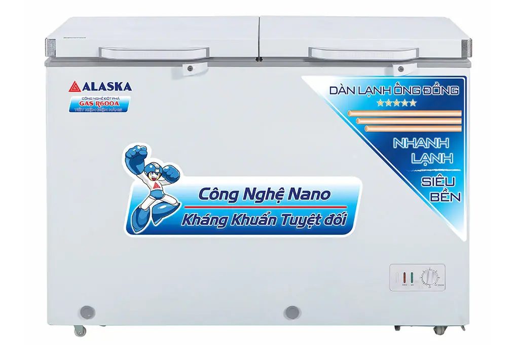 Tủ đông Alaska BCD-4568C | 282L 2 ngăn 2 cánh 1 Tủ đông Alaska BCD-4568C | 282L 2 ngăn 2 cánh
