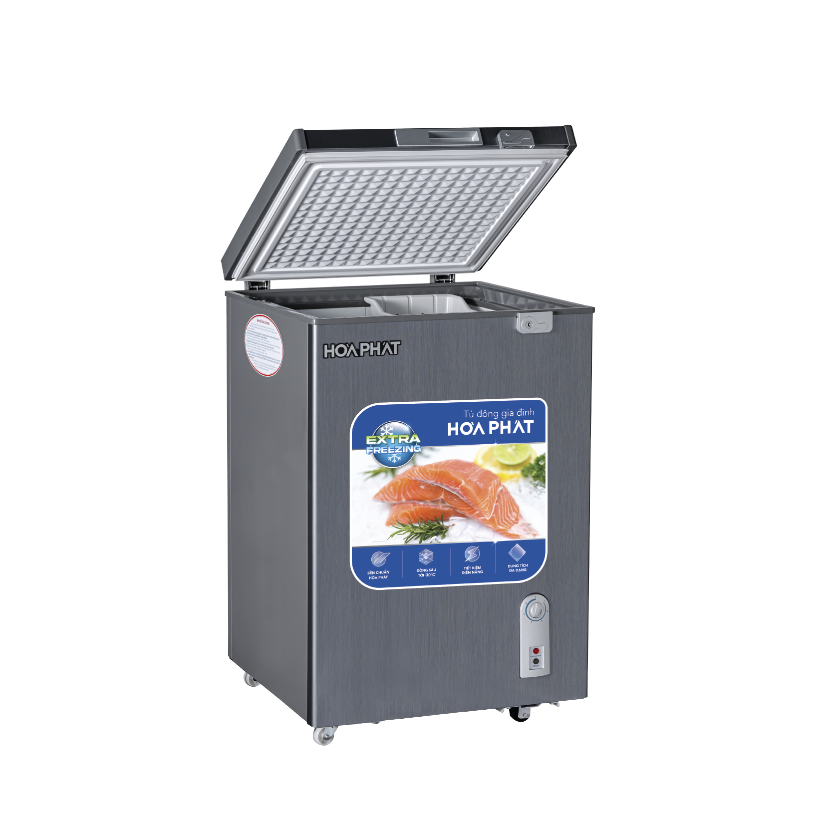 Tủ đông Hòa Phát HPF AD6107G | 107L 1 ngăn 1 cánh 5 Tủ đông Hòa Phát HPF AD6107G - hình số 5