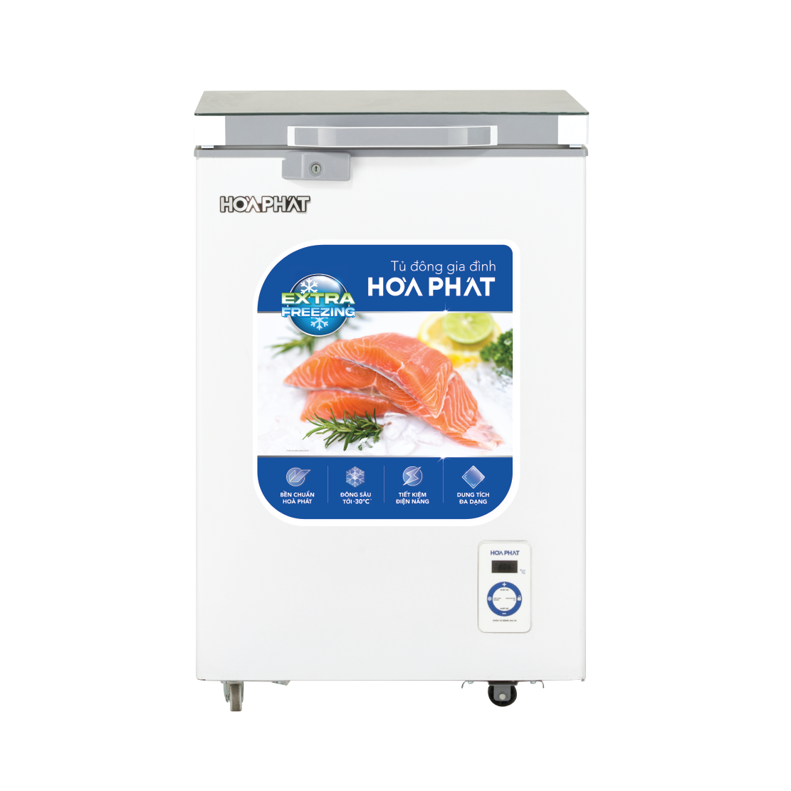 Tủ đông Hòa Phát HPF AD6107.T1 | 107L 1 ngăn 1 Tủ đông Hòa Phát HPF AD6107.T1 | 107L 1 ngăn