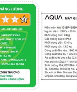 Máy giặt Aqua AW13-BP4959K(S8) | 13kg cửa ngang inverter 7 Máy giặt Aqua AW13-BP4959K(S8) - hình số 7