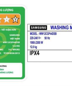 Máy giặt Samsung WW12CGP44DSBSV | 12kg cửa ngang inverter 8 Máy giặt Samsung WW12CGP44DSBSV - hình số 8