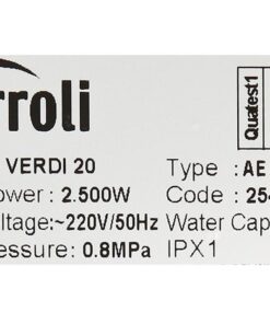 Bình nóng lạnh Ferroli VERDI AE 20L | 20L ngang 8 Bình nóng lạnh Ferroli VERDI AE 20L - hình số 8