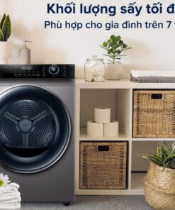Máy sấy Aqua AQH-H1000J.PS | 10kg bơm nhiệt inverter 3 Máy sấy Aqua AQH-H1000J.PS - hình số 3
