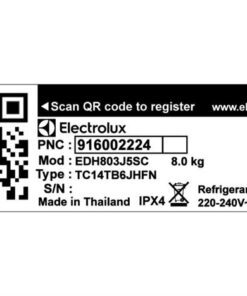 Máy sấy Electrolux EDH803J5SC | 8kg bơm nhiệt 5 Máy sấy Electrolux EDH803J5SC - hình số 7