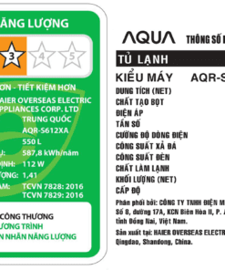 Tủ lạnh Aqua AQR-S612XA(WCB) | 550L 2 cánh inverter 7 Tủ lạnh Aqua AQR-S612XA(WCB) - hình số 7