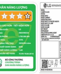 Tủ lạnh LG LTB33BLMA | 335L 2 cánh inverter 7 Tủ lạnh LG LTB33BLMA - hình số 7