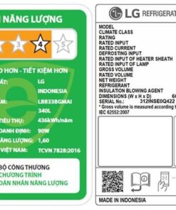 Tủ lạnh LG LBB33BGMAI | 340L 2 cánh inverter 10 Tủ lạnh LG LBB33BGMAI - hình số 10