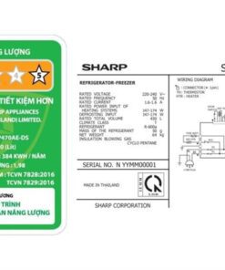 Tủ lạnh Sharp SJ-XP470AE-DS | 461L 2 cánh inverter 4 Tủ lạnh Sharp SJ-XP470AE-DS - hình số 4