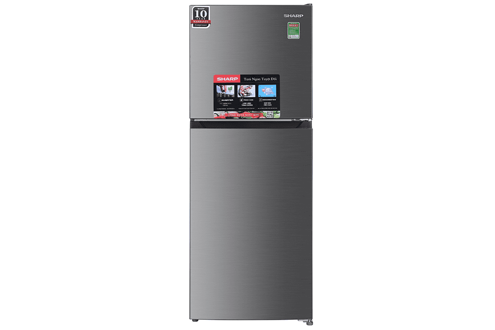 Tủ lạnh Sharp SJ-X198V-SL | 198L 2 cánh inverter 1 Tủ lạnh Sharp SJ-X198V-SL | 198L 2 cánh inverter