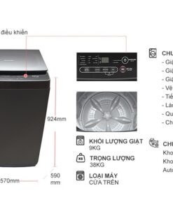 Máy giặt Sharp ES-Y90HV-S | 9kg cửa trên 4 Máy giặt Sharp ES-Y90HV-S | 9kg cửa trên - Ảnh 4