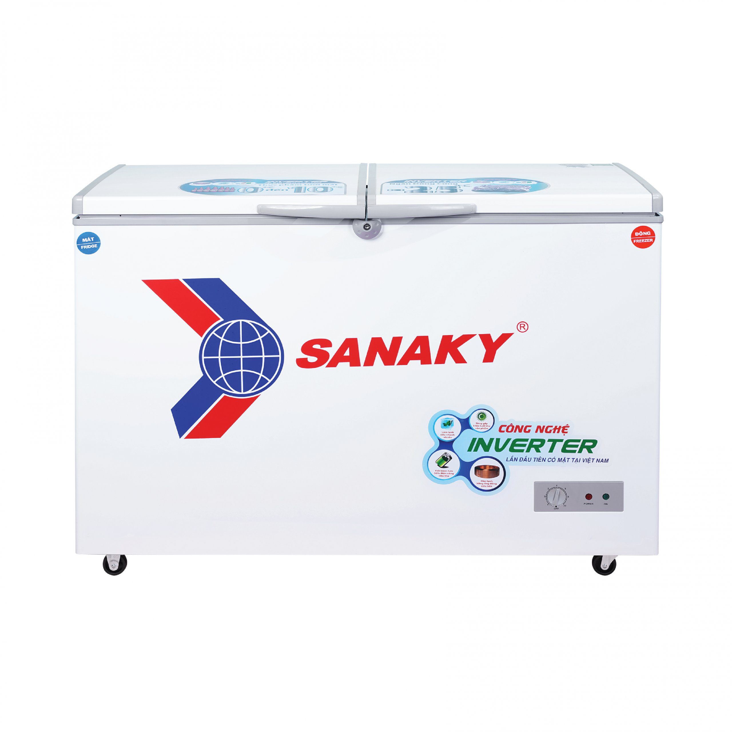 Tủ đông Sanaky VH-3699W3 | 360L 2 ngăn 2 cánh inverter 1 Tủ đông Sanaky VH-3699W3 | 360L 2 ngăn 2 cánh inverter