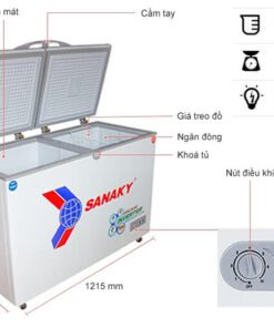 Tủ đông Sanaky VH-3699W3 | 360L 2 ngăn 2 cánh inverter 2 -