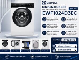 Máy giặt Electrolux Inverter 10 kg EWF1024D3EC