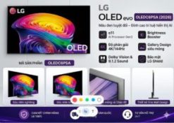 Smart Tivi OLED LG AI 4K 55 inch OLED55C6PSA