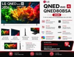 Smart Tivi LG QNED AI 4K 85 inch 85QNED80BSA
