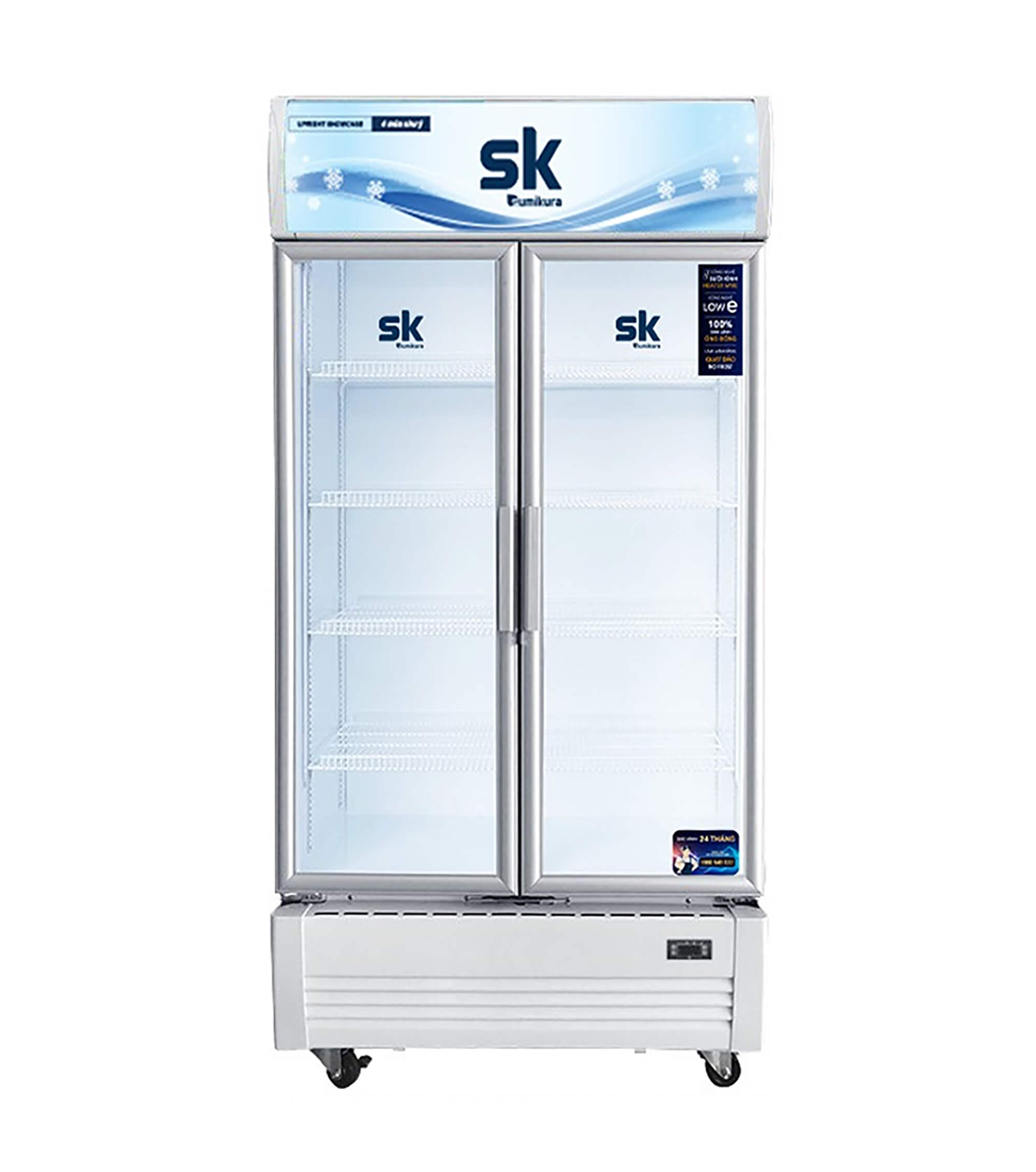 Tủ mát Sumikura SKSC-802WG2/D | 745L 2 cánh 1 Tủ mát Sumikura SKSC-802WG2/D | 745L 2 cánh