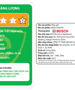 Máy giặt Bosch WGG254A0VN | 10kg cửa ngang 4 Máy giặt Bosch WGG254A0VN | 10kg cửa ngang - Ảnh 4