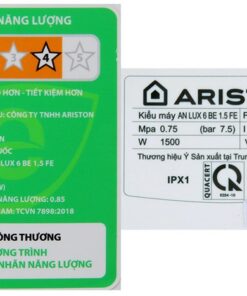 Bình nóng lạnh Ariston AN LUX 6 BE 1.5 FE | 6L vuông 8 Bình nóng lạnh Ariston AN LUX 6 BE 1.5 FE - hình số 8