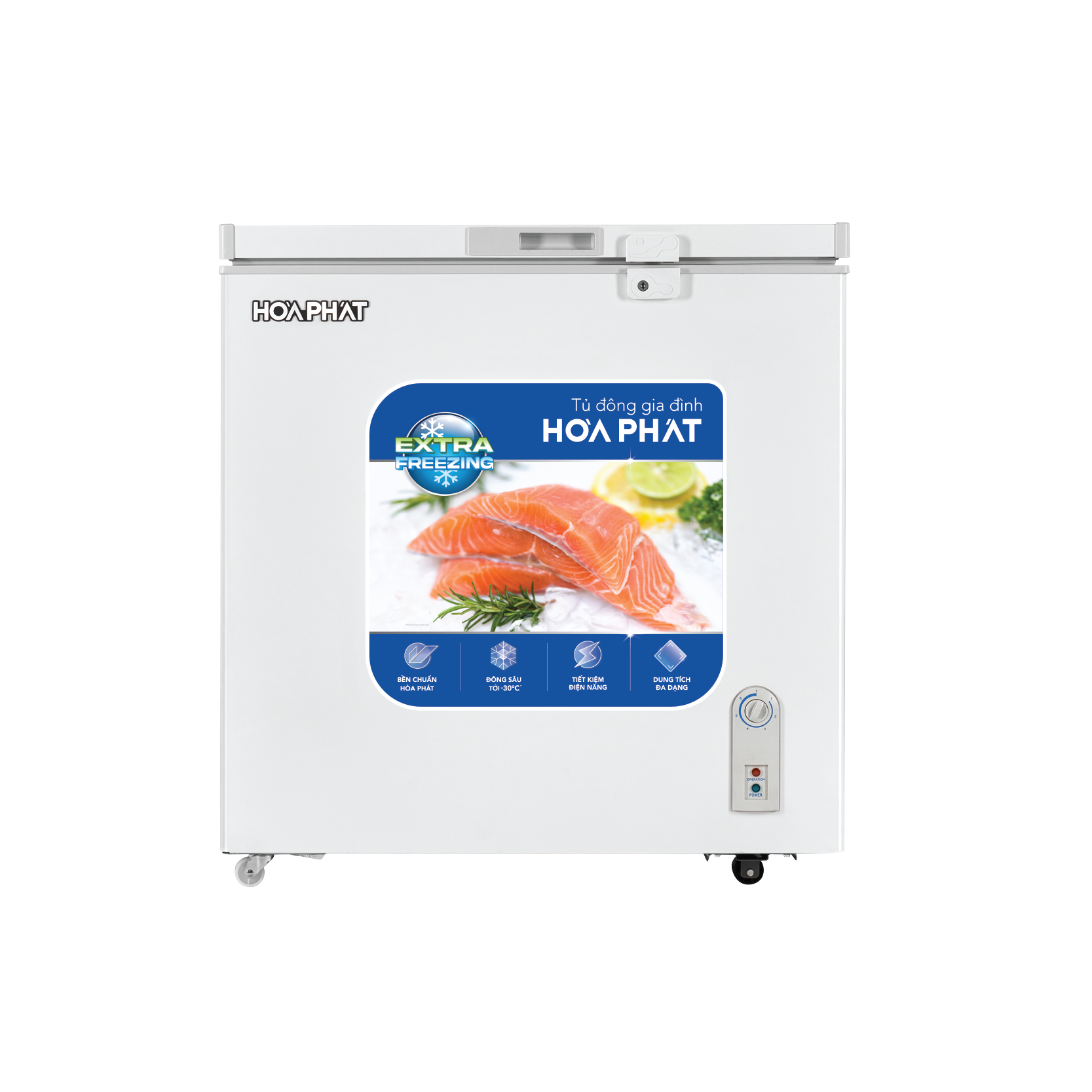 Tủ đông Hòa Phát HPF AD6162 | 162L 1 ngăn 1 cánh 1 Tủ đông Hòa Phát HPF AD6162 | 162L 1 ngăn 1 cánh