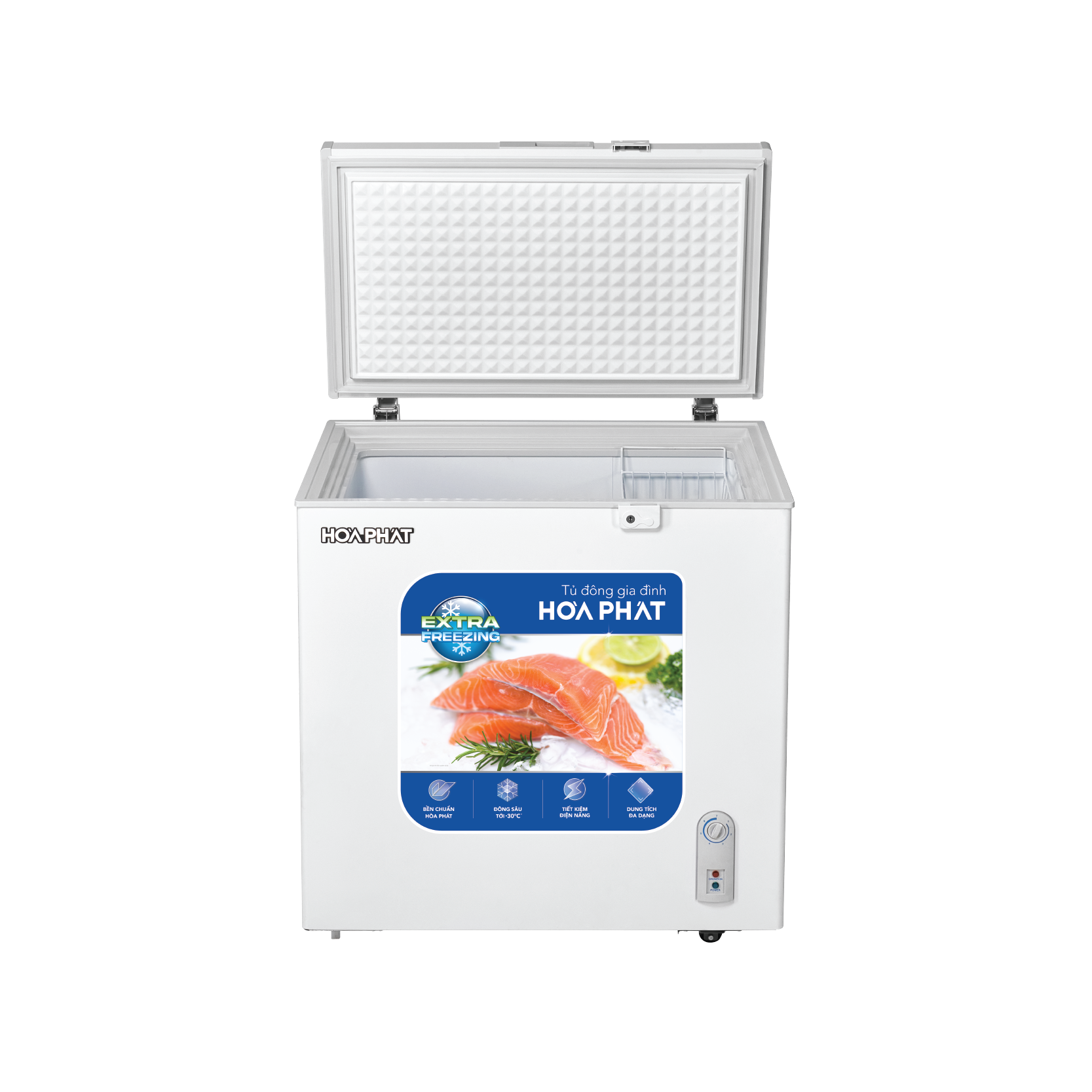 Tủ đông Hòa Phát HPF AD6162 | 162L 1 ngăn 1 cánh 4 Tủ đông Hòa Phát HPF AD6162 - hình số 4