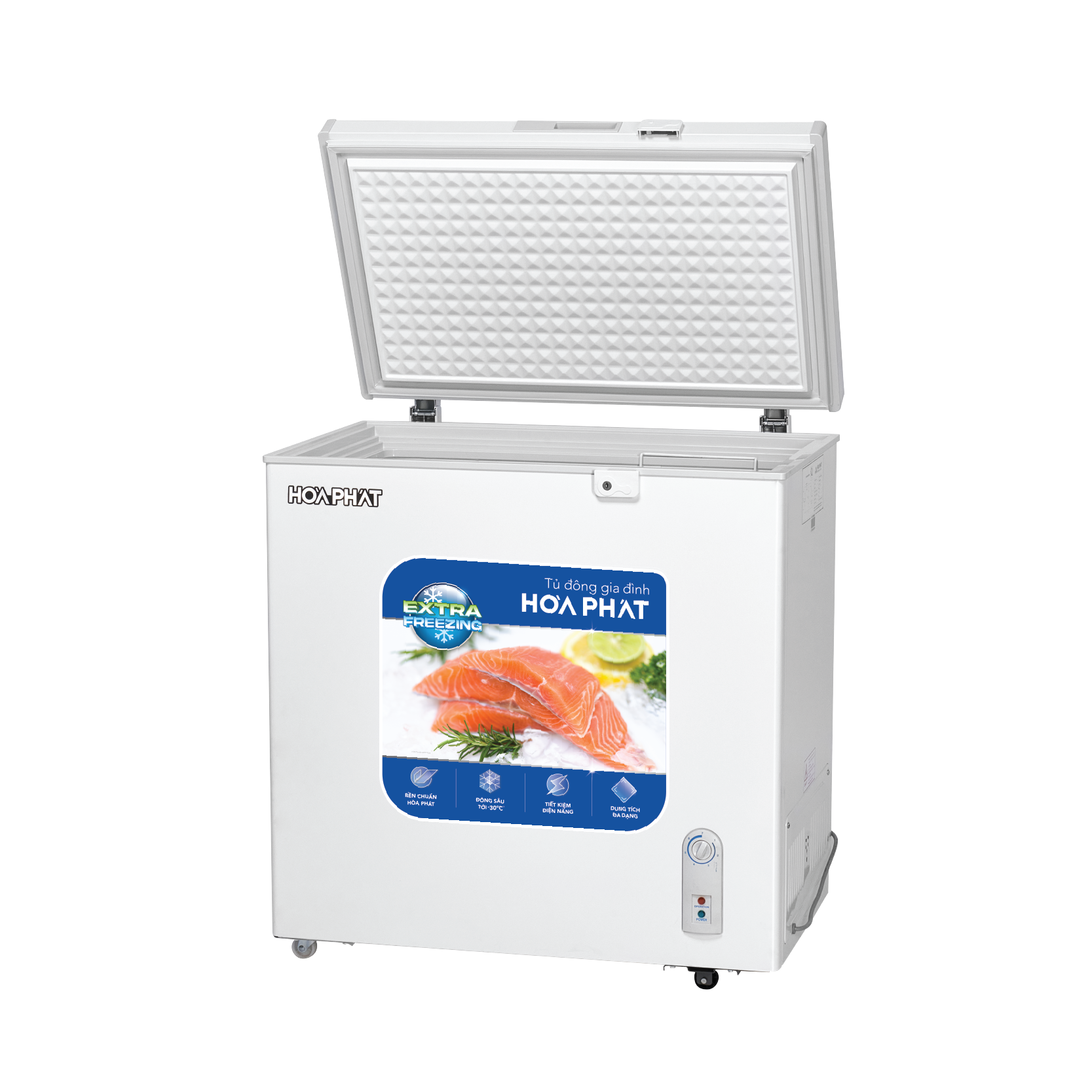 Tủ đông Hòa Phát HPF AD6162 | 162L 1 ngăn 1 cánh 3 Tủ đông Hòa Phát HPF AD6162 - hình số 3