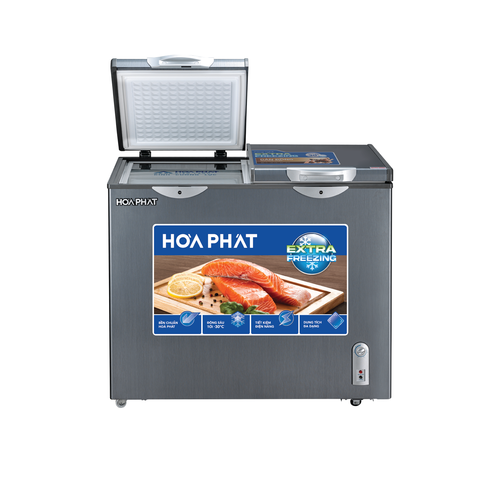 Tủ đông Hòa Phát HPF BD6205G | 205L 2 ngăn 2 cánh 6 Tủ đông Hòa Phát HPF BD6205G - hình số 6