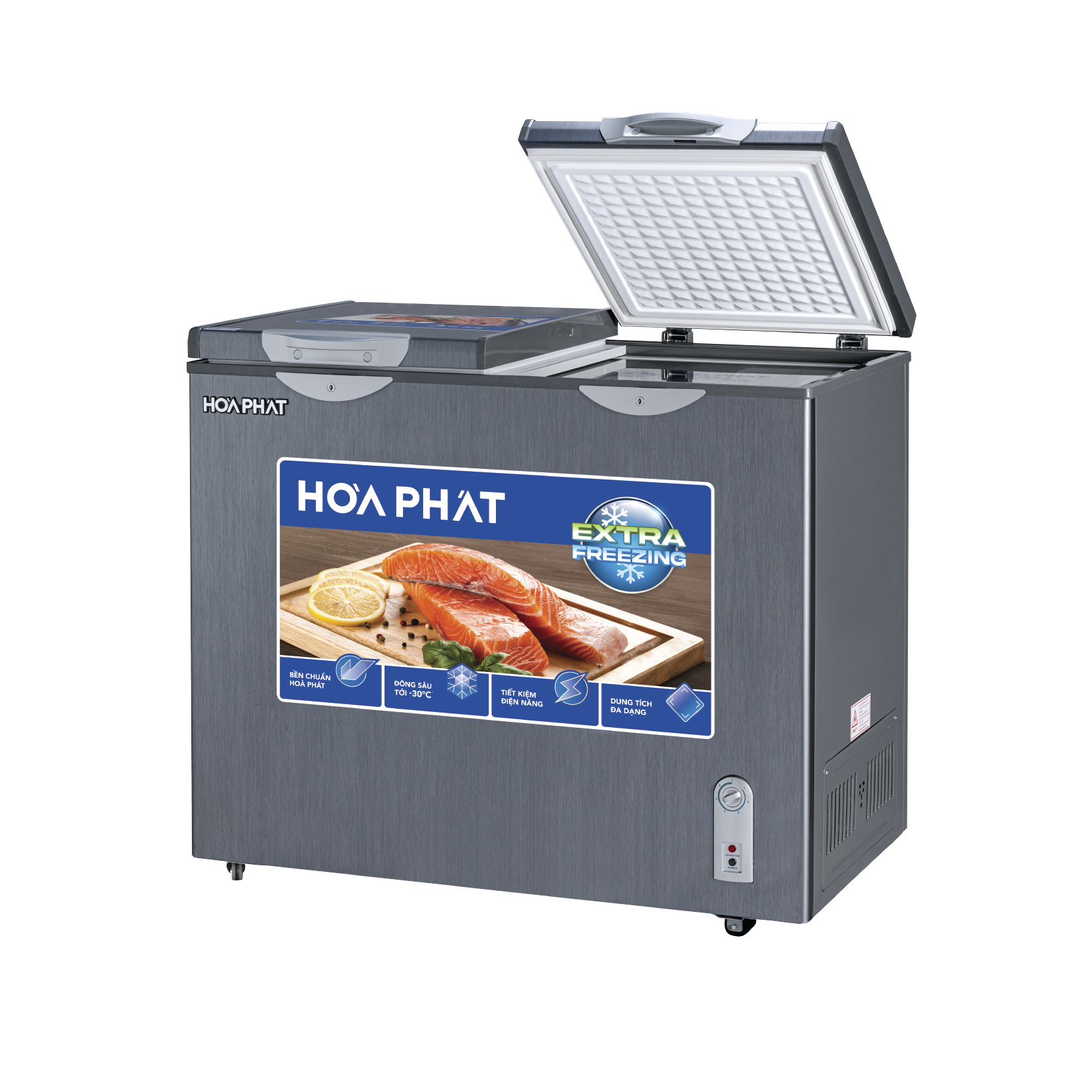 Tủ đông Hòa Phát HPF BD6205G | 205L 2 ngăn 2 cánh 5 Tủ đông Hòa Phát HPF BD6205G - hình số 5