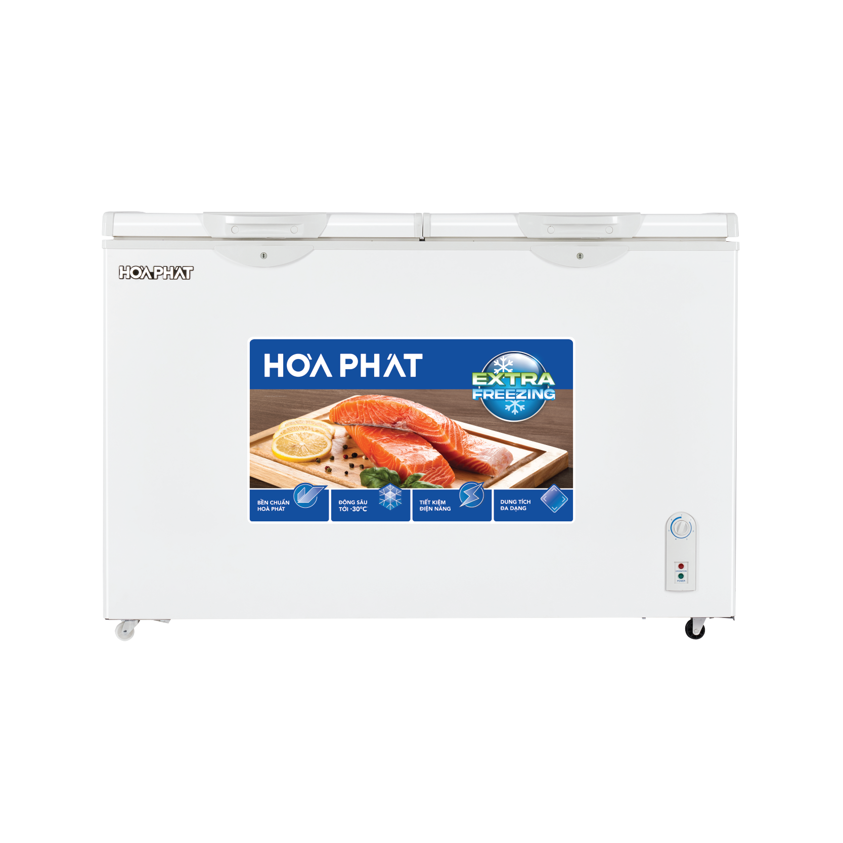 Tủ đông Hòa Phát HPF AD6352 | 352L 1 ngăn 2 cánh
