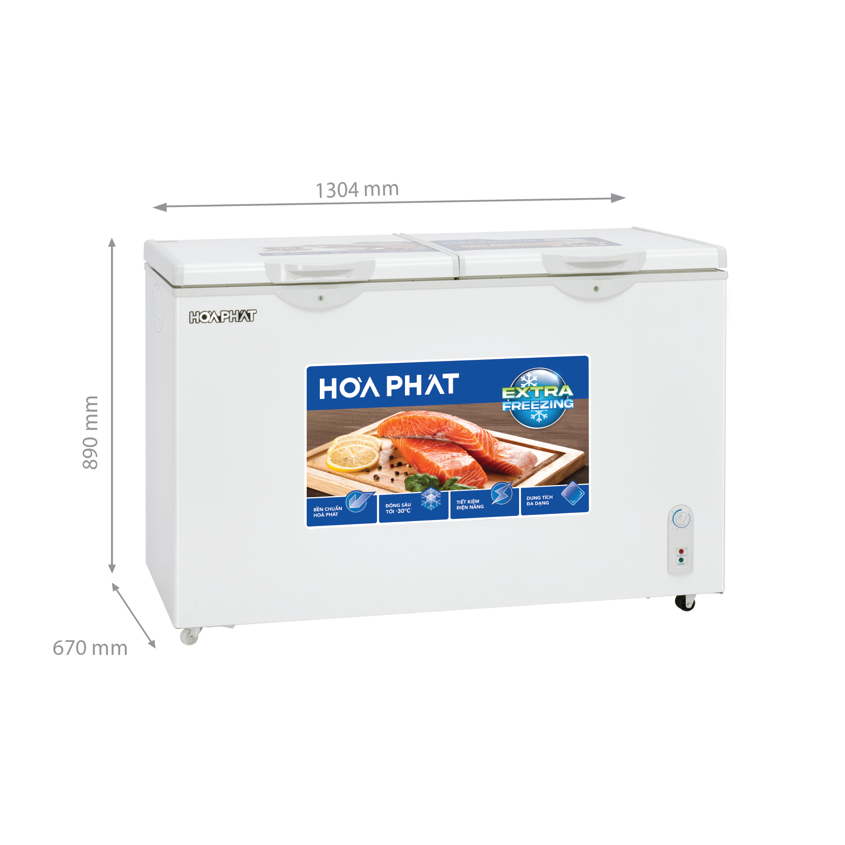 Tủ đông Hòa Phát HPF AN6352 | 352L 1 ngăn 2 cánh 5 Tủ đông Hòa Phát HPF AN6352 - hình số 5