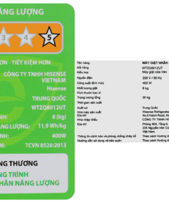 Máy giặt Hisense WTZQ8012UT | 8kg cửa trên 12 Máy giặt Hisense WTZQ8012UT - hình số 12