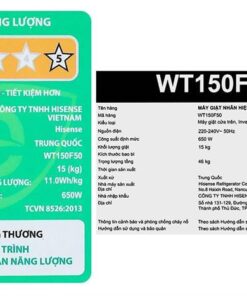 Máy giặt Hisense WT150F50 | 15kg cửa trên inverter 9 Máy giặt Hisense WT150F50 - hình số 10