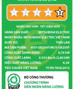 Điều hòa Mitsubishi MSY-GR25VF | 9000BTU 1 Chiều inverter 2 Msy Gr25vf 2