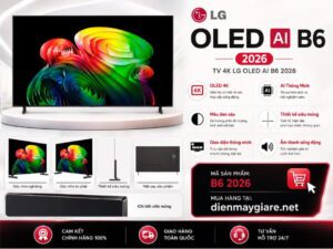 Smart Tivi OLED LG AI 4K 48 inch OLED48B6PSA 1 Smart Tivi OLED LG AI 4K 48 inch OLED48B6PSA