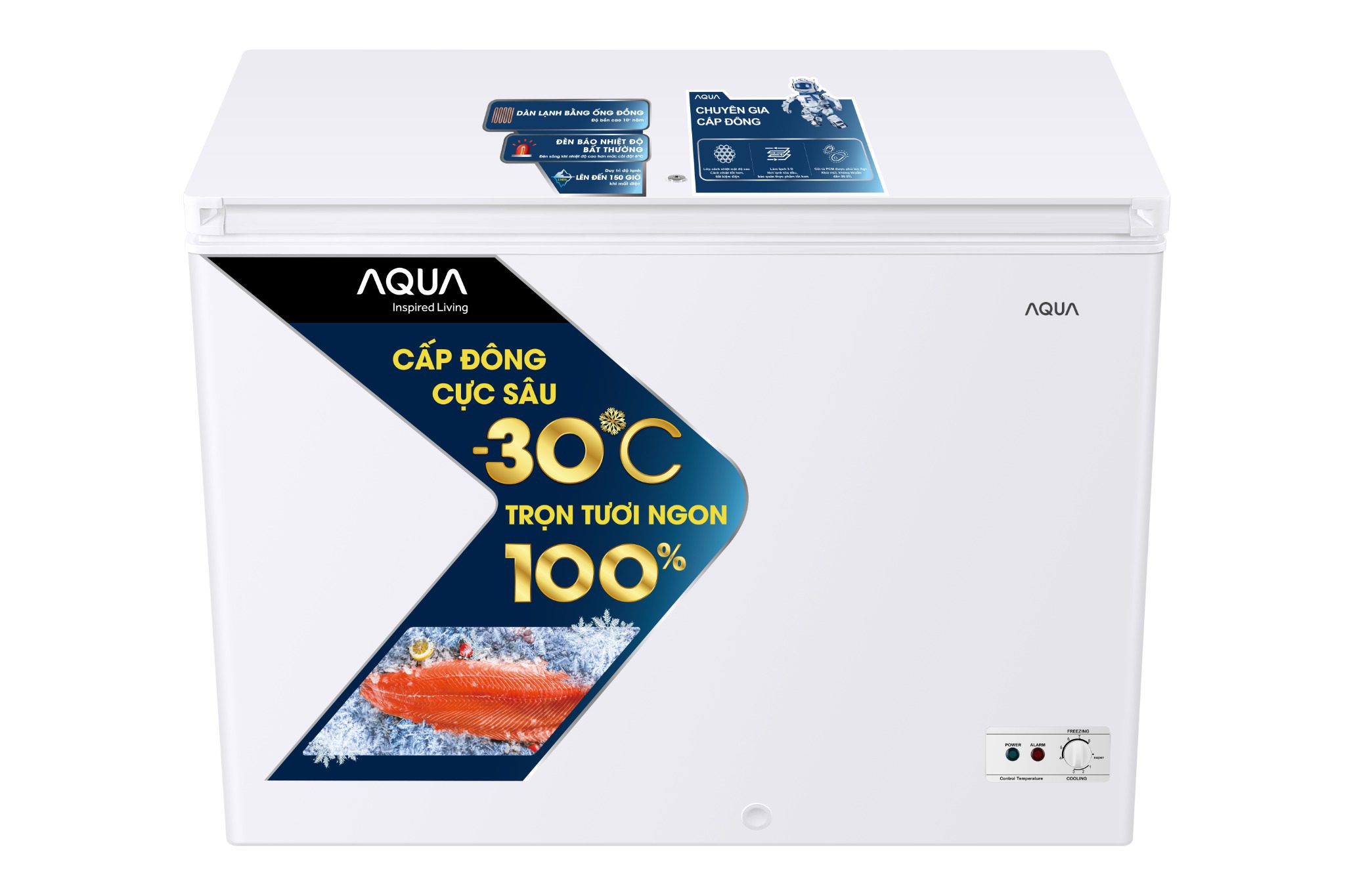 Tủ đông Aqua AQF-C4001S | 301L 1 ngăn 1 cánh 1 Tủ đông Aqua AQF-C4001S | 301L 1 ngăn 1 cánh