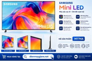 Smart Tivi Mini LED Samsung AI 4K 55 inch UA55M77HA 1 Smart Tivi Mini LED Samsung AI 4K 55 inch UA55M77HA