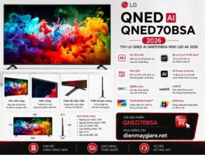 Smart Tivi LG QNED AI 4K 65 inch 65QNED70BSA 1 Smart Tivi LG QNED AI 4K 65 inch 65QNED70BSA