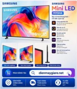 Smart Tivi Mini LED Samsung AI 4K 50 inch UA50M70HA