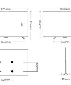 Tivi Xiaomi L85MC-STWN | 85 inch 4K QD-Mini LED Google 3 Tivi Xiaomi L85MC-STWN - hình số 3