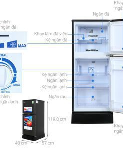Tủ lạnh Funiki HR T6120TDG | 120L 2 cánh 2 Tủ Lạnh Funiki Hr T6120tdg