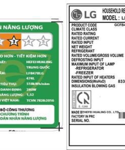 Tủ lạnh LG LFB47BLG | 474L 4 cánh inverter 8 Tủ lạnh LG LFB47BLG - hình số 8